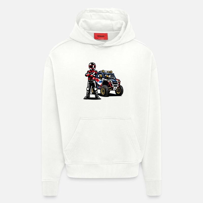 SSV Rallye Geländerennfahrer - Hoodie- made by SPREAD  - OFF WHITE