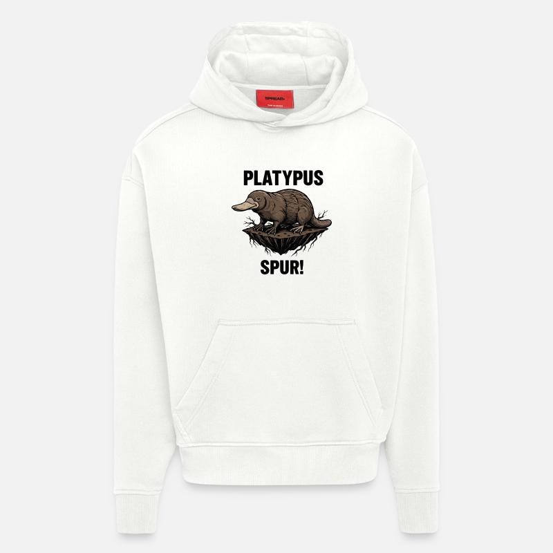 Platypus Spur Schwarze Gefahr - Hoodie- made by SPREAD  - OFF WHITE