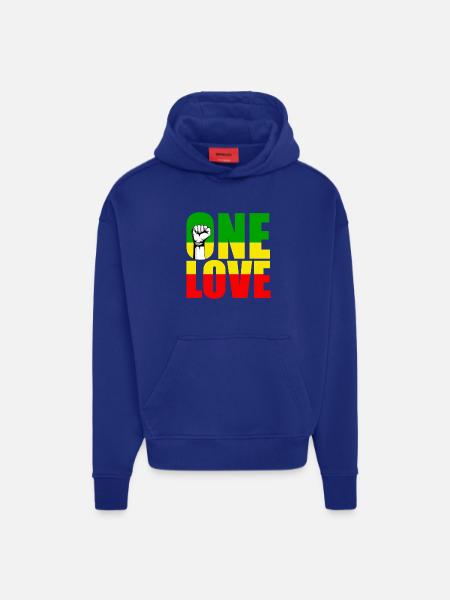 Reggae - Hoodie- made by SPREAD - OFF WHITE