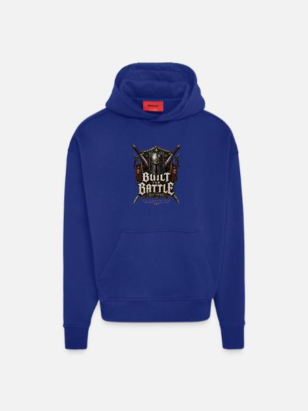 Crusader: Built For battle - Hoodie- made by SPREAD  - OFF WHITE