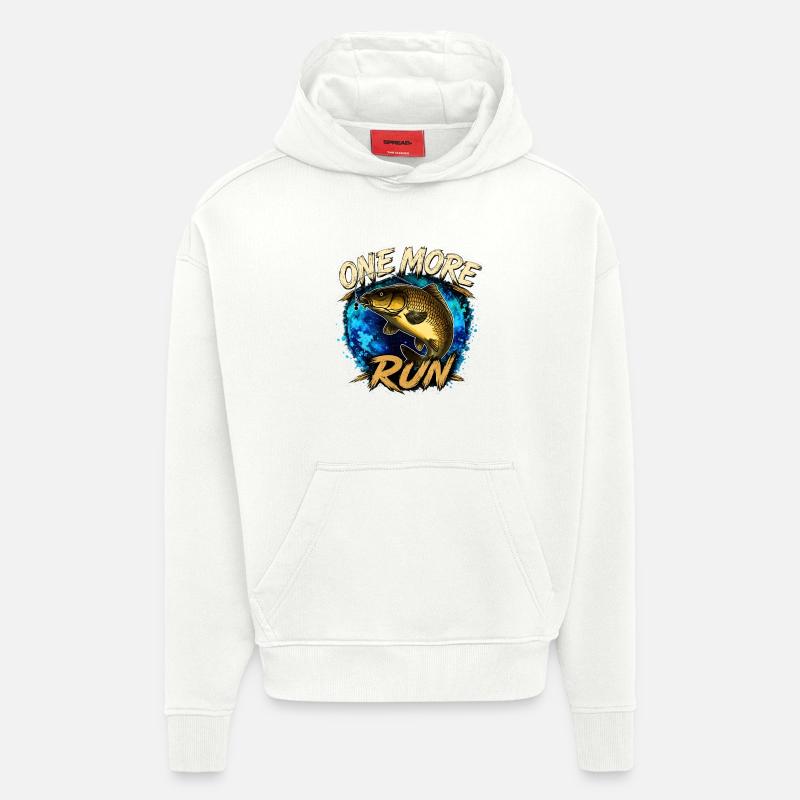 One More Run Karpfenfischen-Design - Hoodie- made by SPREAD  - OFF WHITE