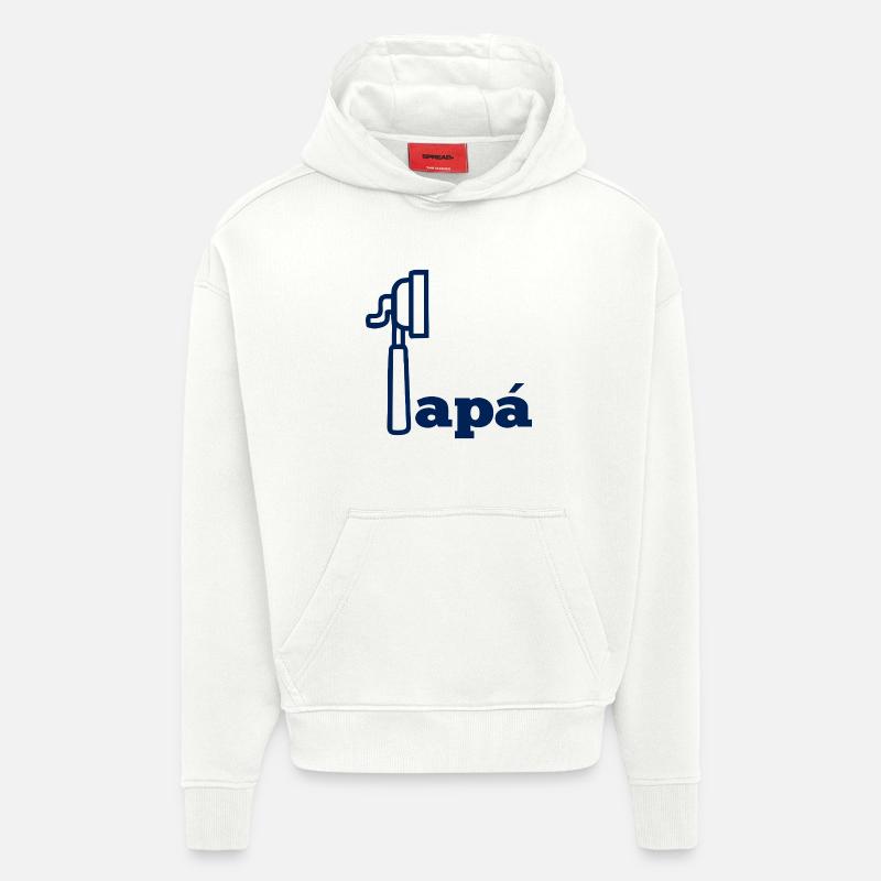 Espresso Cafe Spanish Dad - Hoodie- made by SPREAD  - OFF WHITE