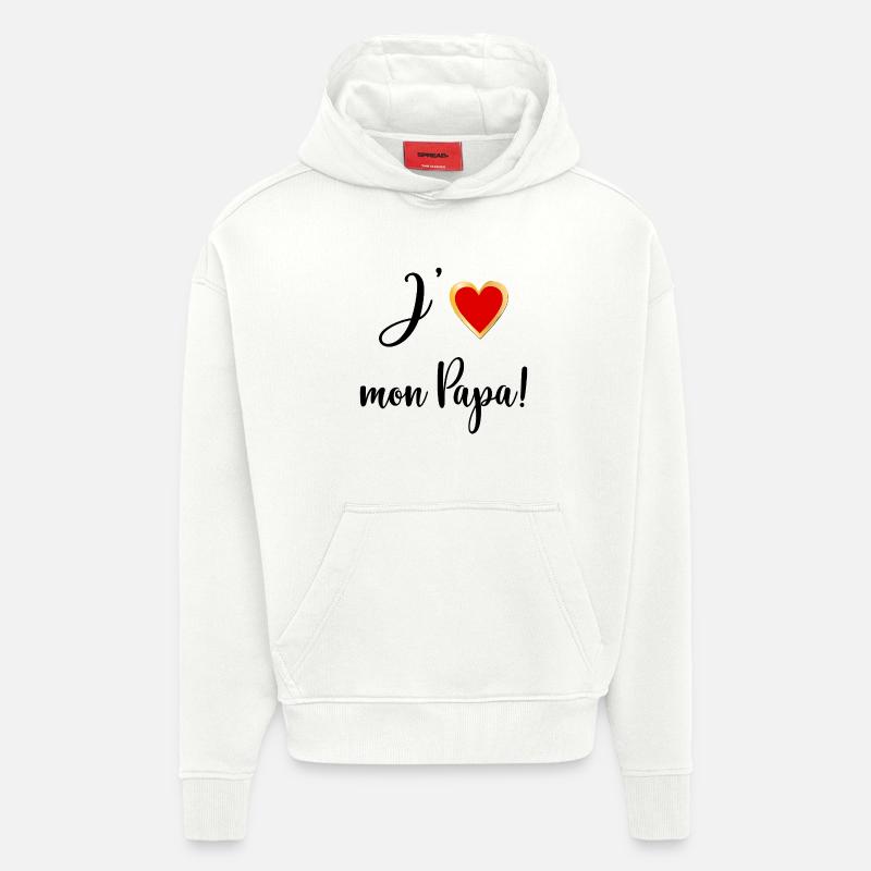 Liebe Grüße, Baby Daddy - Hoodie- made by SPREAD - OFF WHITE