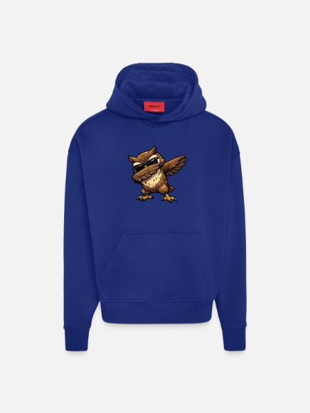 Dabbing Owl - Hoodie- made by SPREAD  - OFF WHITE