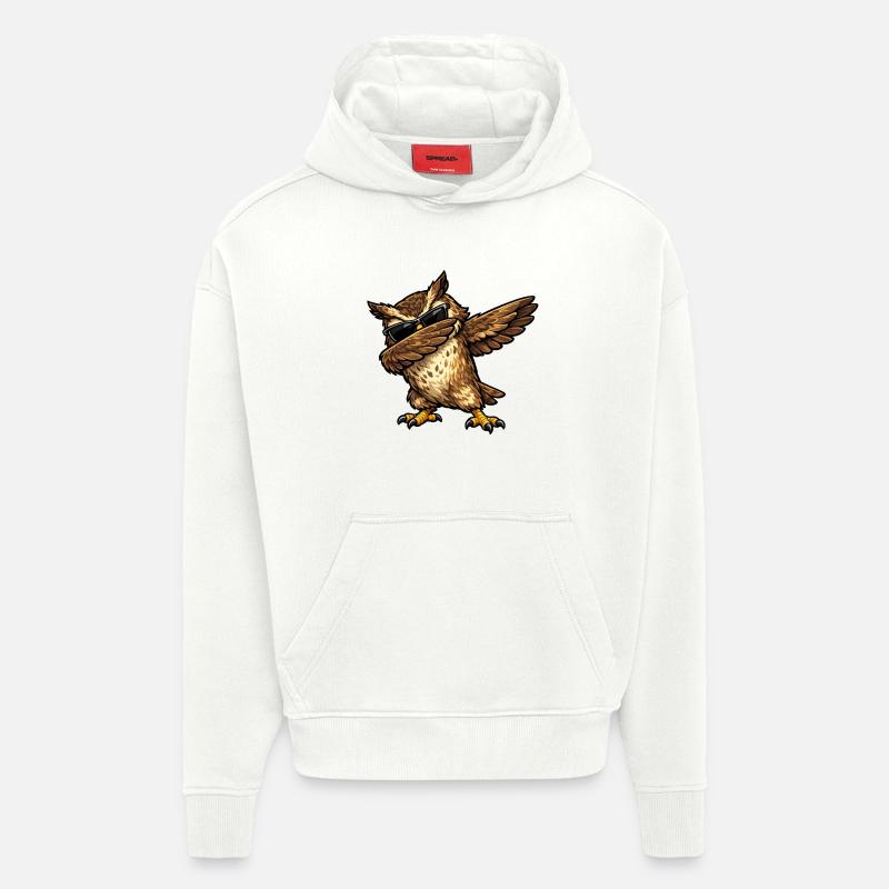Dabbing Uhu - Hoodie- made by SPREAD - OFF WHITE