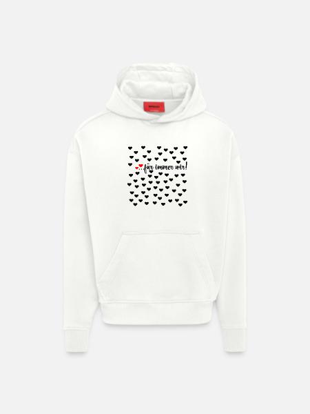 Liebe Für Immer - Hoodie- made by SPREAD  - OFF WHITE
