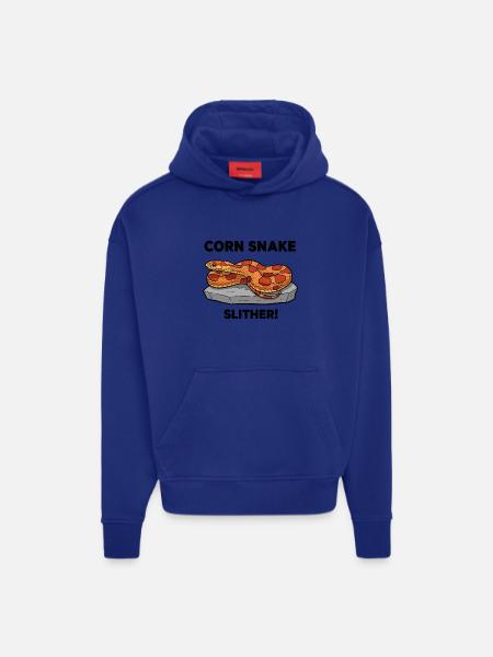 Kornschlangen-Schlängelstein - Hoodie- made by SPREAD - OFF WHITE