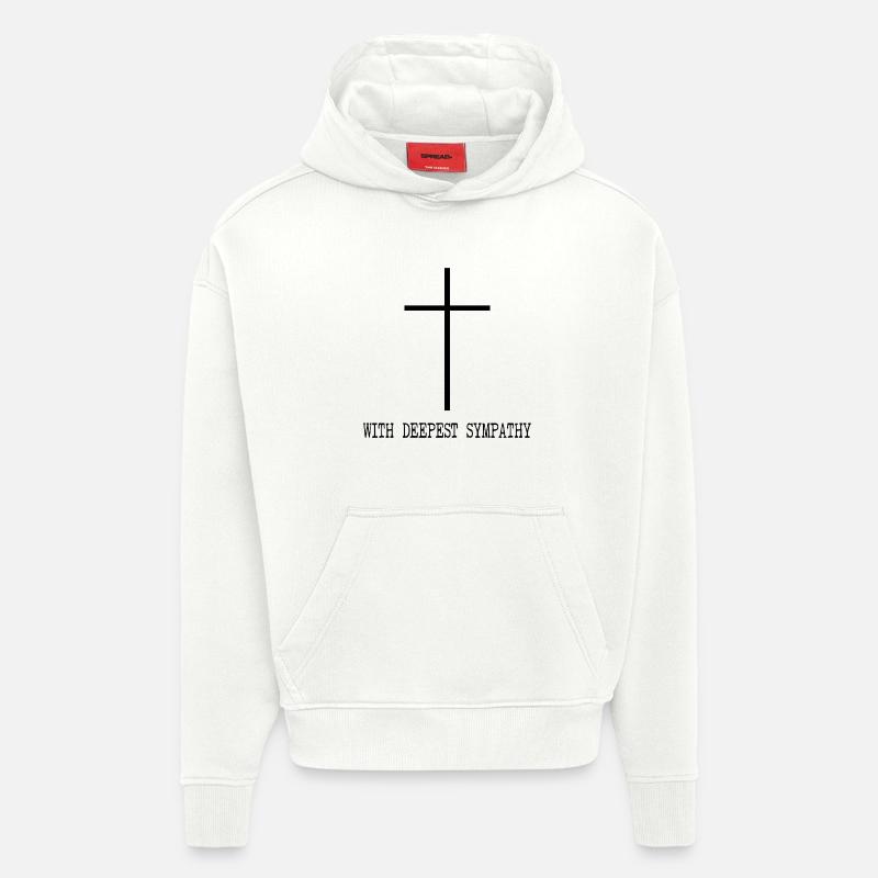 Heartfelt Condolences - Hoodie- made by SPREAD  - OFF WHITE