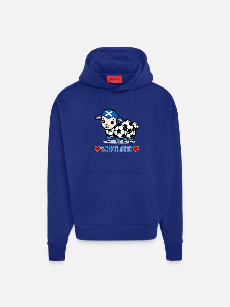 Scotland Lamb Soccer - Hoodie- made by SPREAD  - OFF WHITE