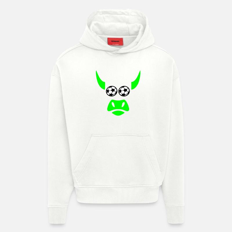 Fußball Grillfleisch - Hoodie- made by SPREAD - OFF WHITE