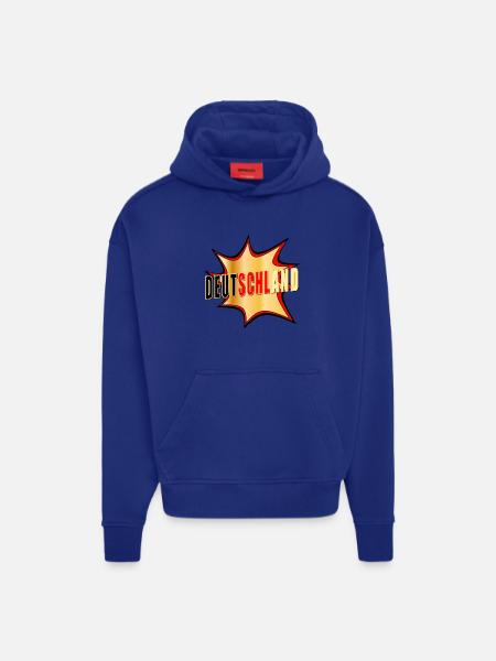 Deutschland Popart - Hoodie- made by SPREAD - OFF WHITE