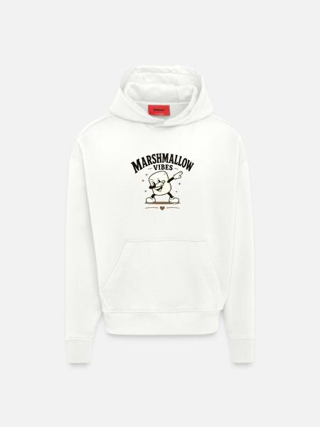 Marshmallow vibes - Hoodie- made by SPREAD - OFF WHITE