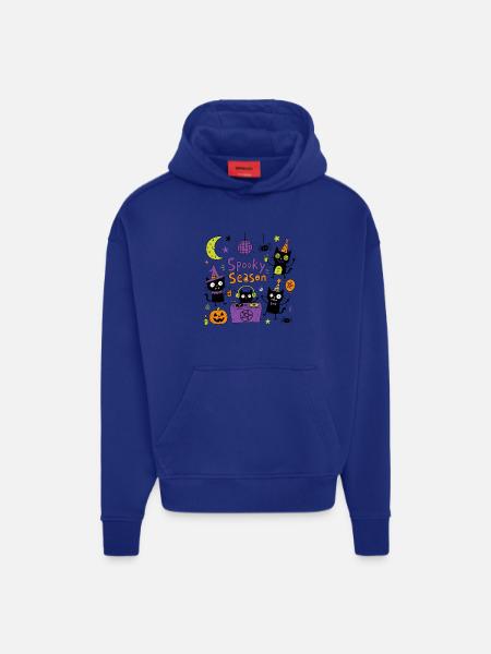 Spooky Season - Funny Halloween Cat Characters - Hoodie- made by SPREAD  - OFF WHITE