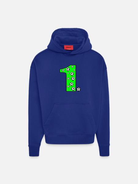 Nummer Eins – Fußball - Hoodie- made by SPREAD - OFF WHITE