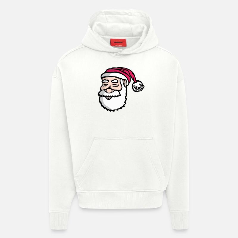 Weihnachtsmann - Hoodie- made by SPREAD  - OFF WHITE