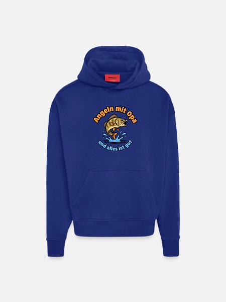 Fishing with Grandpa – Everything Is Good - Hoodie- made by SPREAD - OFF WHITE