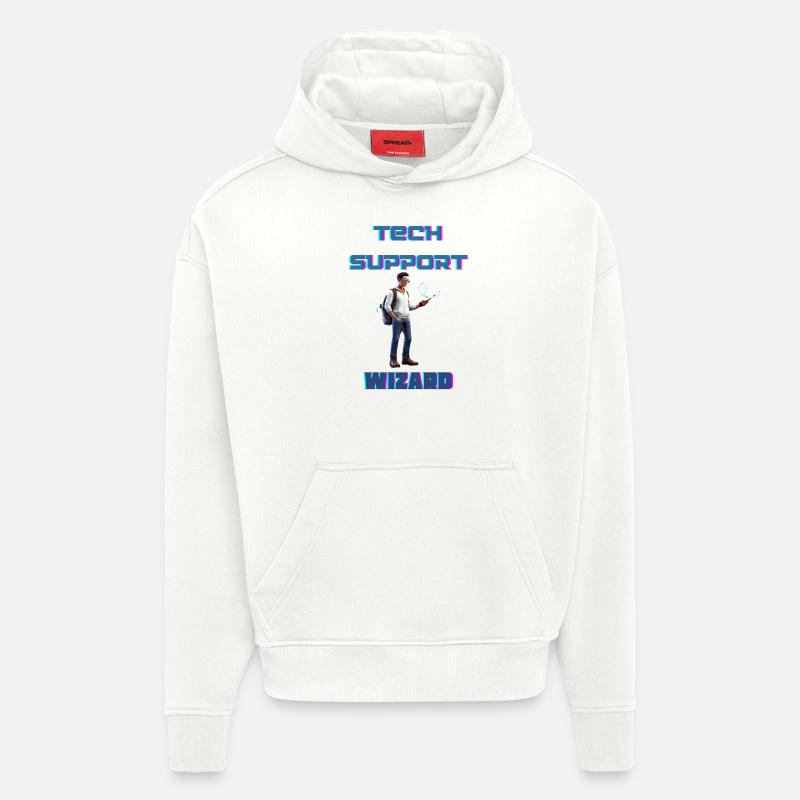 Technischer Support-Assistent - Hoodie- made by SPREAD  - OFF WHITE