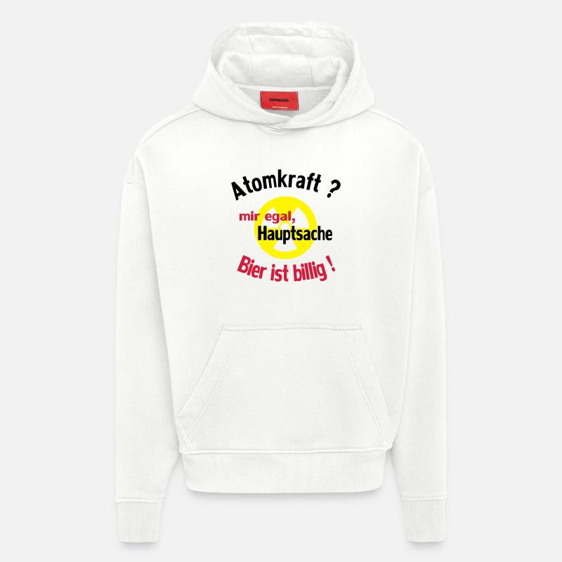 Trinkspruch - Hoodie- made by SPREAD  - OFF WHITE