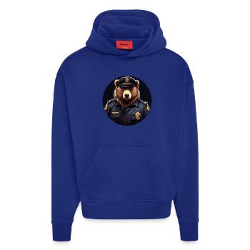 Bären Polizistin - Hoodie- made by SPREAD  - OFF WHITE - Vorne