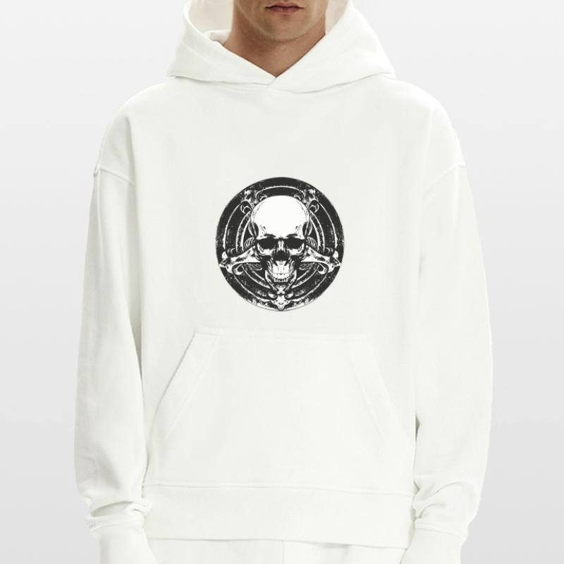 Pentaskull - Five points. A skull. Zero mercy. Hoodie- made by SPREAD 