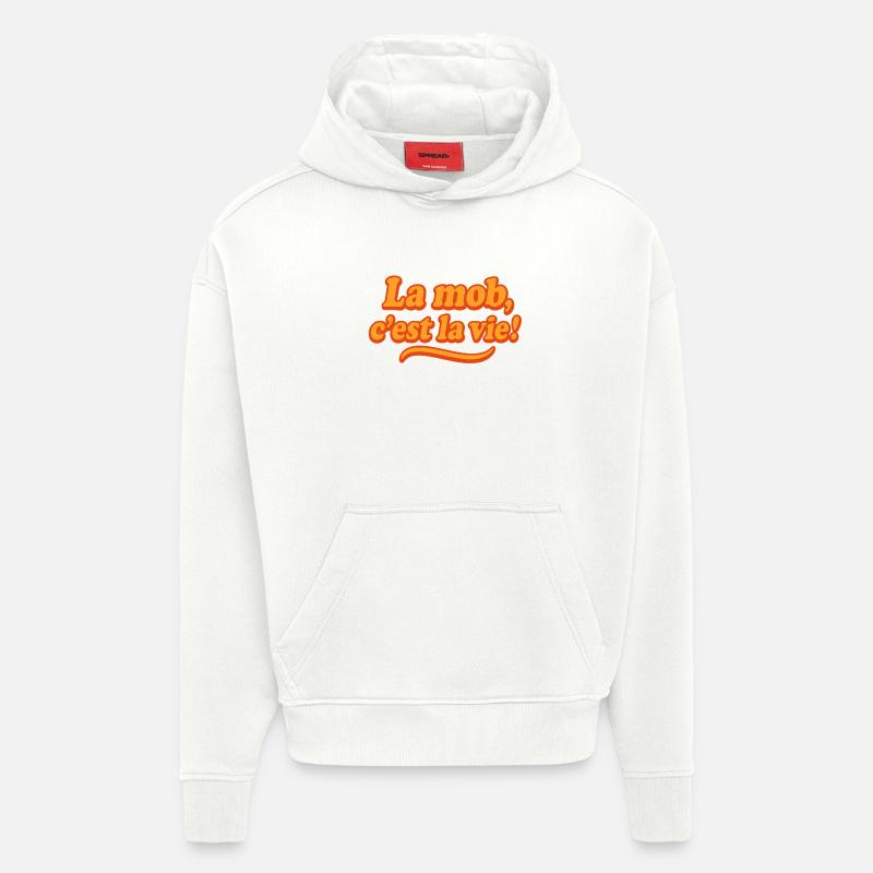 Der Mob ist das Leben! - Hoodie- made by SPREAD  - OFF WHITE