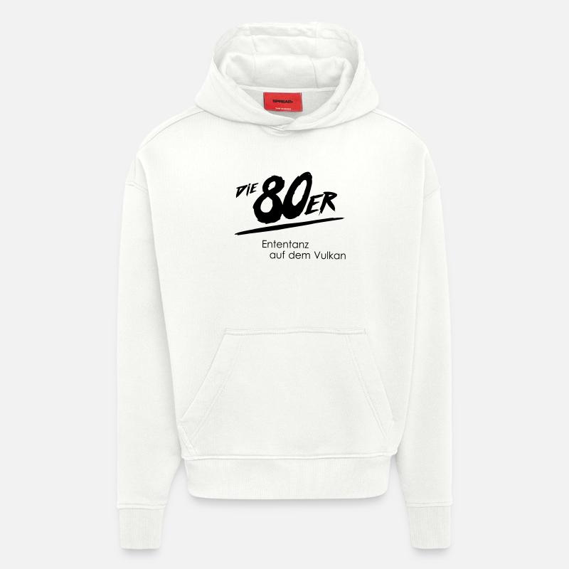 Die_80er - Hoodie- made by SPREAD  - OFF WHITE