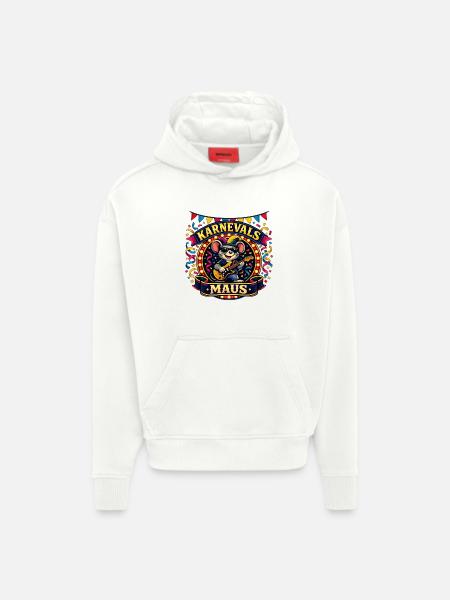 Carnival Mouse Skirt Cologne Alaaf Gift - Hoodie- made by SPREAD - OFF WHITE