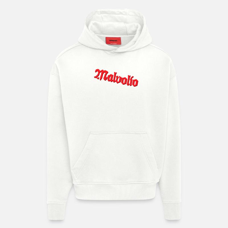 Malvolio - Sweat à capuche bio épais oversize fabriqué en UE - OFF WHITE