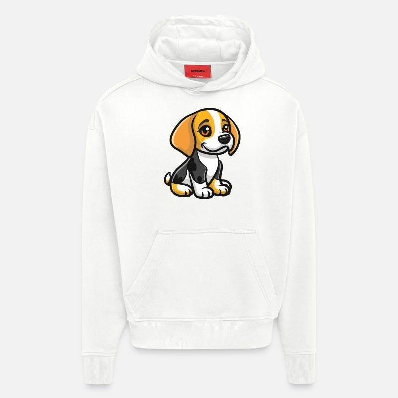 hund tier comic - Hoodie- made by SPREAD  - OFF WHITE