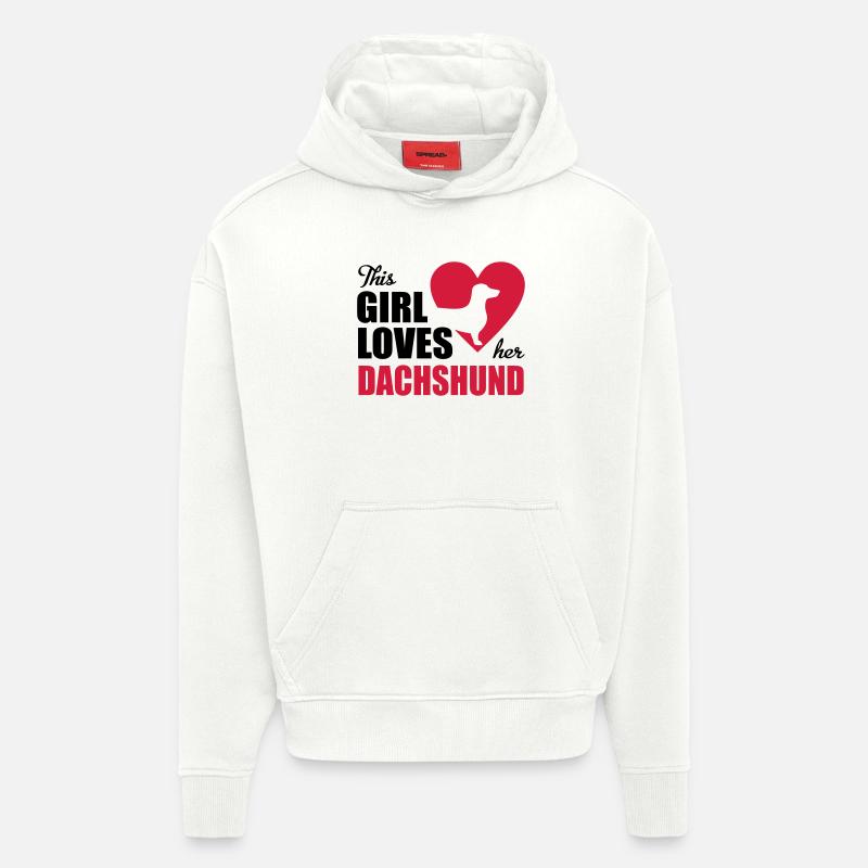 Dackel - Hoodie- made by SPREAD  - OFF WHITE