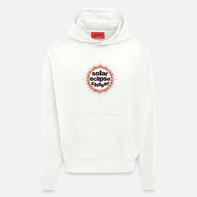 Solar eclipse chaser - Hoodie- made by SPREAD  - OFF WHITE
