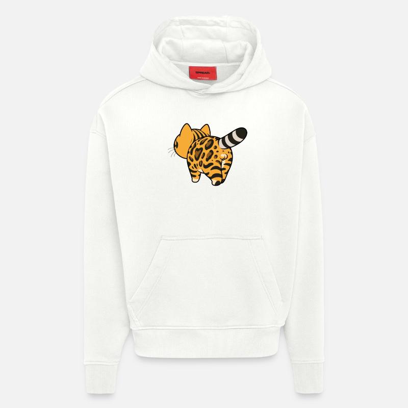 Leopard pattern converter - Hoodie- made by SPREAD - OFF WHITE