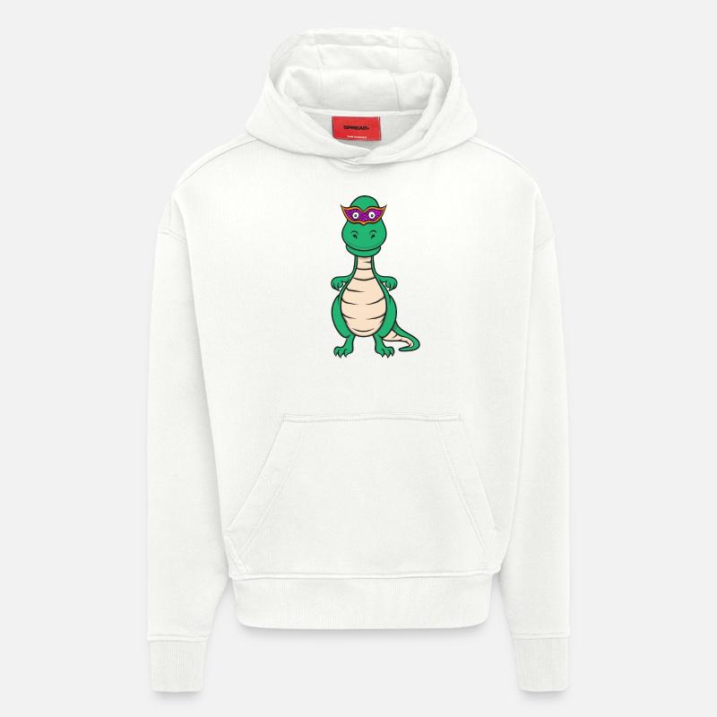 Dinosaur T-Rex Carnival Carnival Gift - Hoodie- made by SPREAD  - OFF WHITE