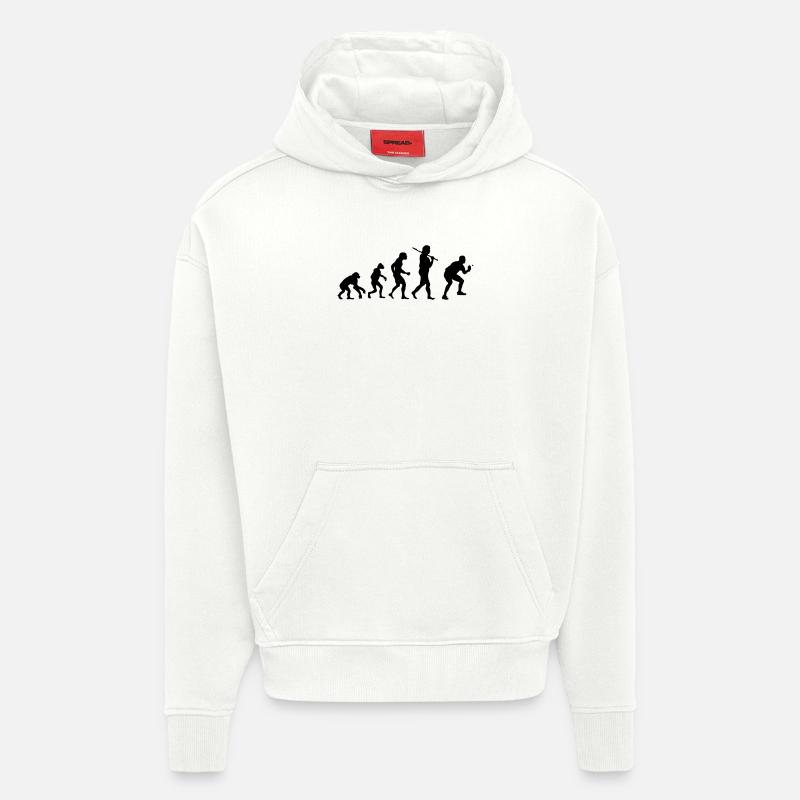 Evolution Tischtennis - Hoodie- made by SPREAD  - OFF WHITE