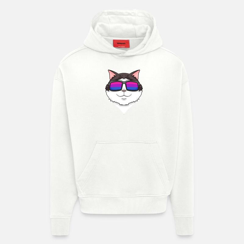 Bisexuell Ragdoll Katze Geschenk - Hoodie- made by SPREAD  - OFF WHITE