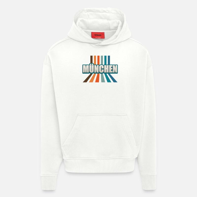 Munich Munich Munich - Hoodie- made by SPREAD  - OFF WHITE