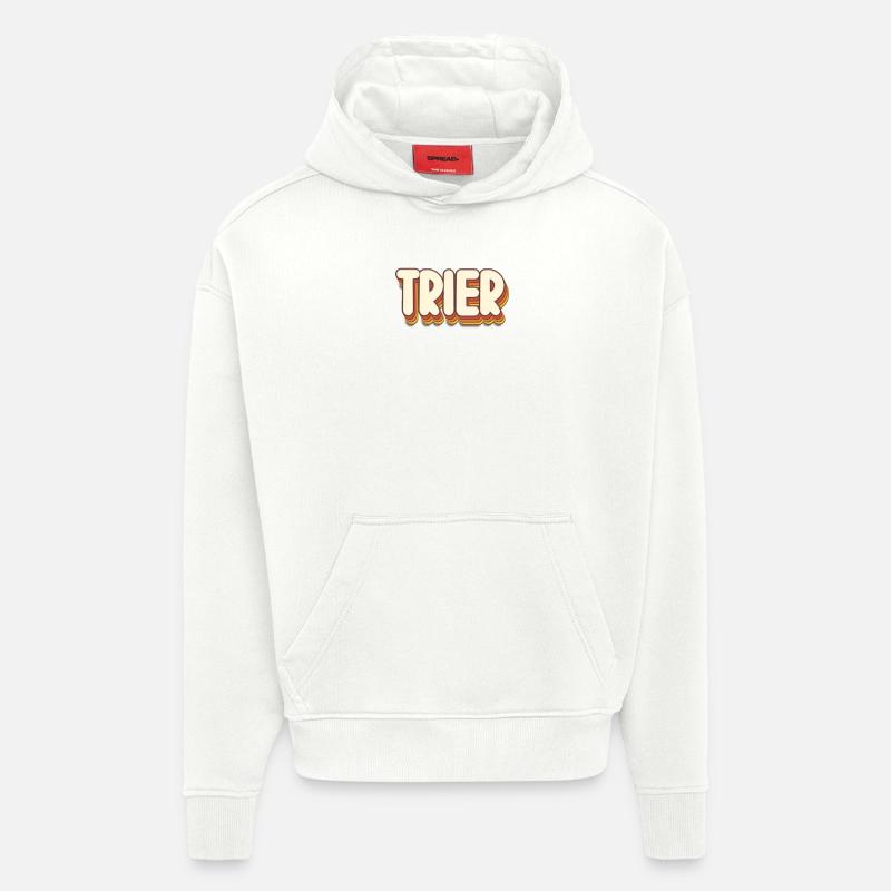 Triererin Trierer Trier - Hoodie- made by SPREAD  - OFF WHITE