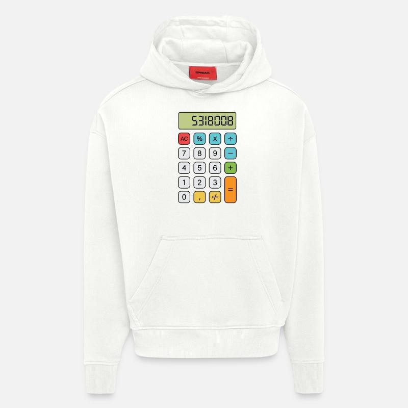 Brüste Rechner - Hoodie- made by SPREAD  - OFF WHITE