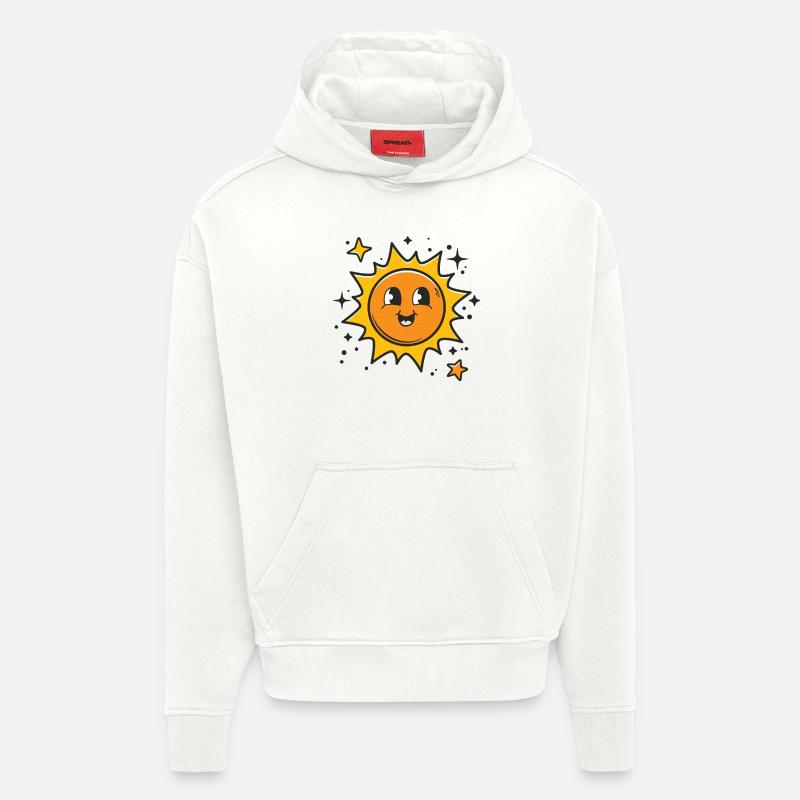 Frohe Sonne - Hoodie- made by SPREAD  - OFF WHITE