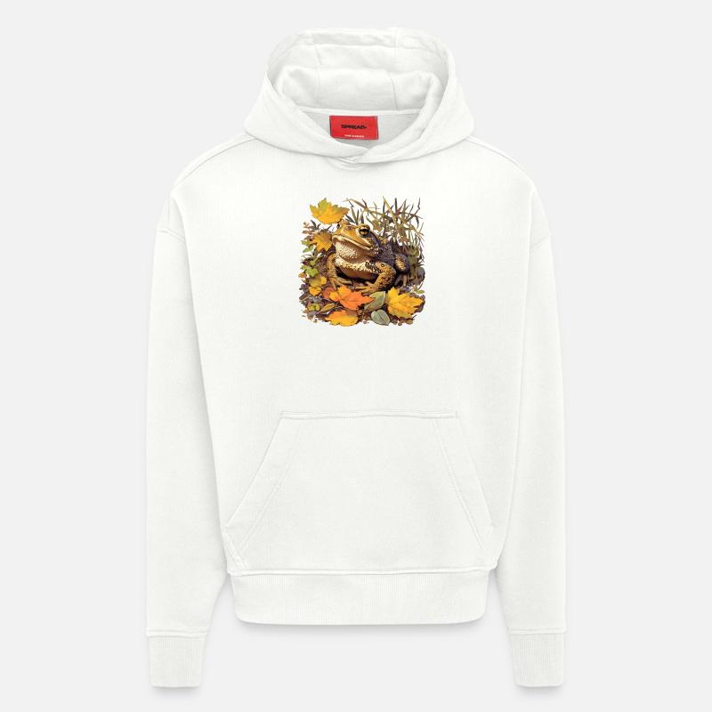 Toad Kröten Kröte - Hoodie- made by SPREAD  - OFF WHITE