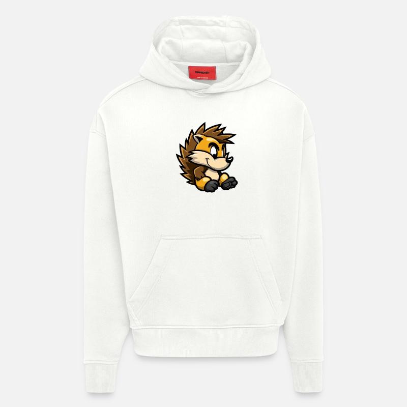 Igel Comic - Hoodie- made by SPREAD  - OFF WHITE