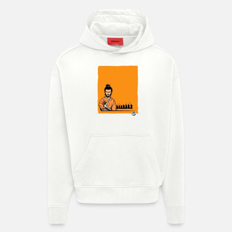 Die Tödlichen Samurai - Hoodie- made by SPREAD  - OFF WHITE