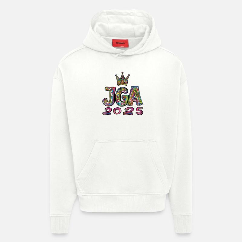 Jga 2025 Junggesellenabschied - Hoodie- made by SPREAD  - OFF WHITE