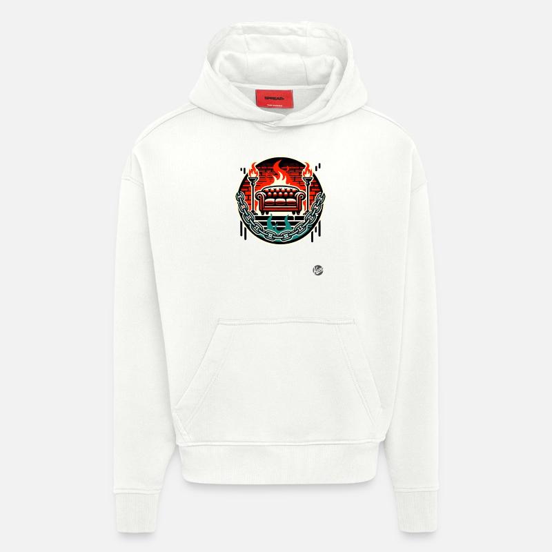 Das Sofa - Hoodie- made by SPREAD  - OFF WHITE