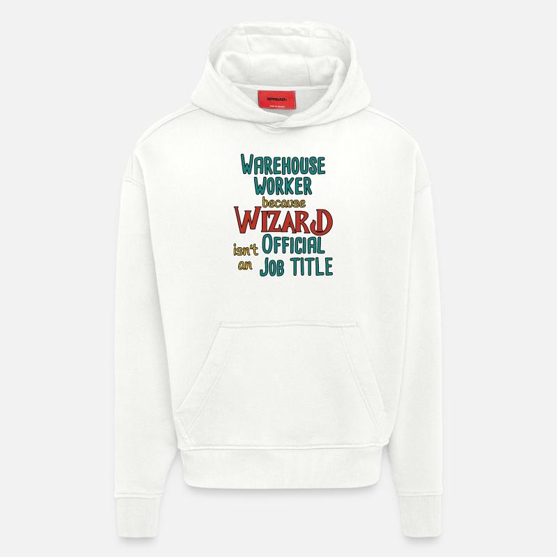 Warehouse Worker Wizard - Hoodie- made by SPREAD  - OFF WHITE