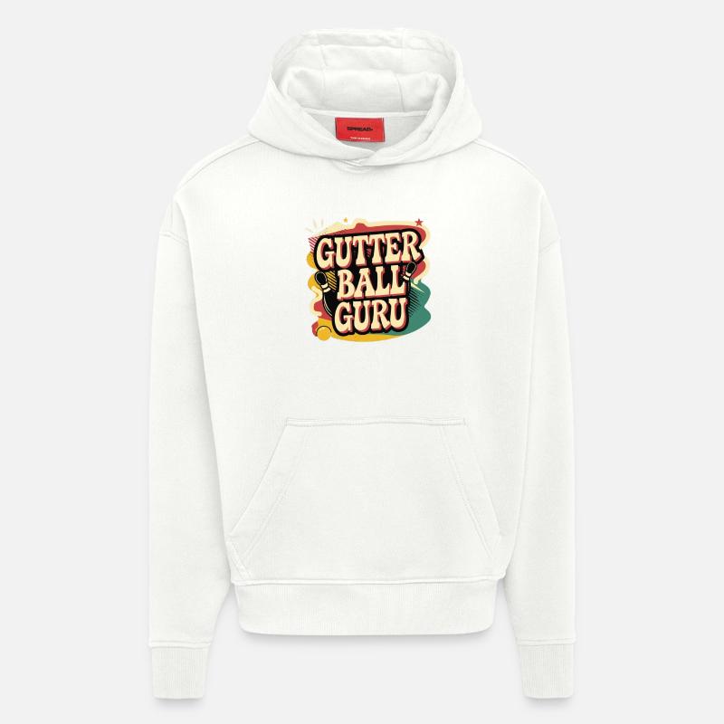 Gutter Ball Guru 10 - Hoodie- made by SPREAD  - OFF WHITE