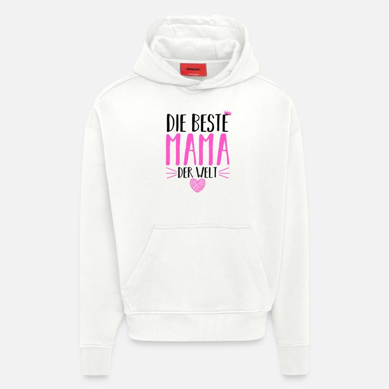 Beste Mama Der Welt - Hoodie- made by SPREAD  - OFF WHITE