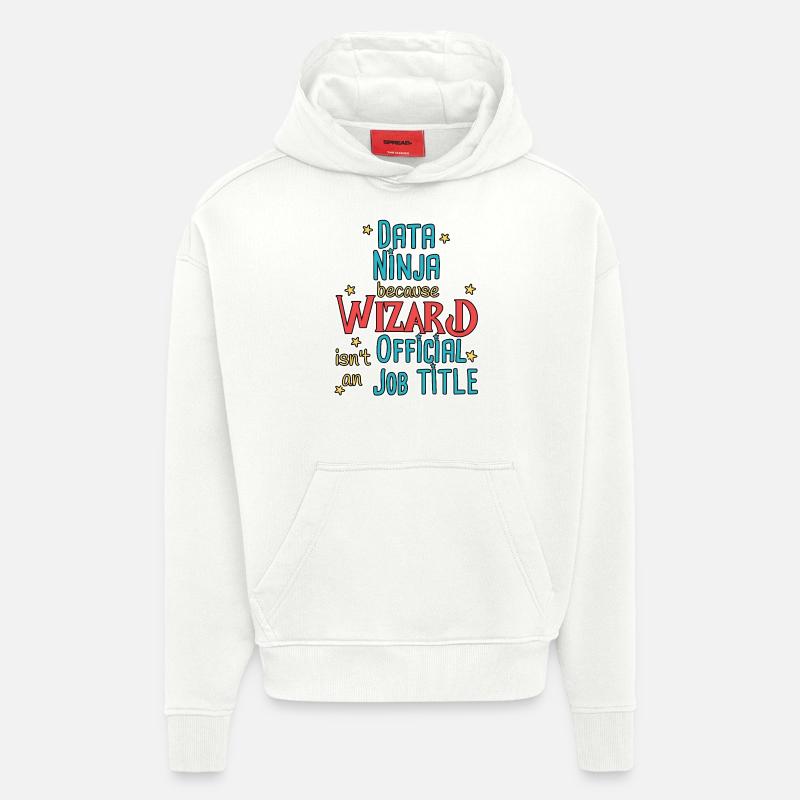 Data Ninja Wizard - Hoodie- made by SPREAD  - OFF WHITE