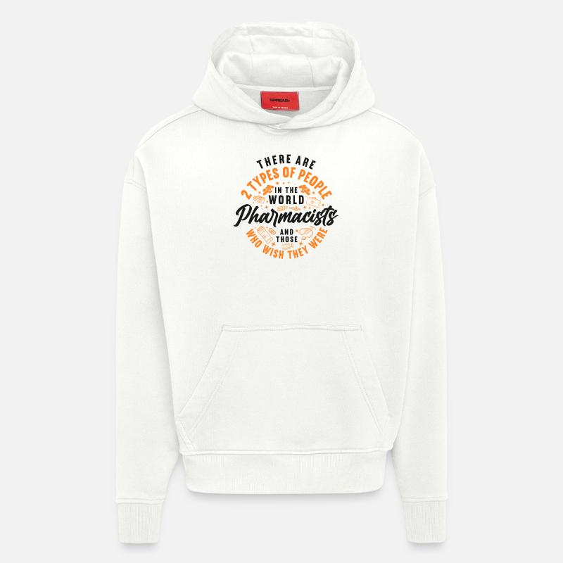 Pharmacy Tech Technician - Hoodie- made by SPREAD  - OFF WHITE