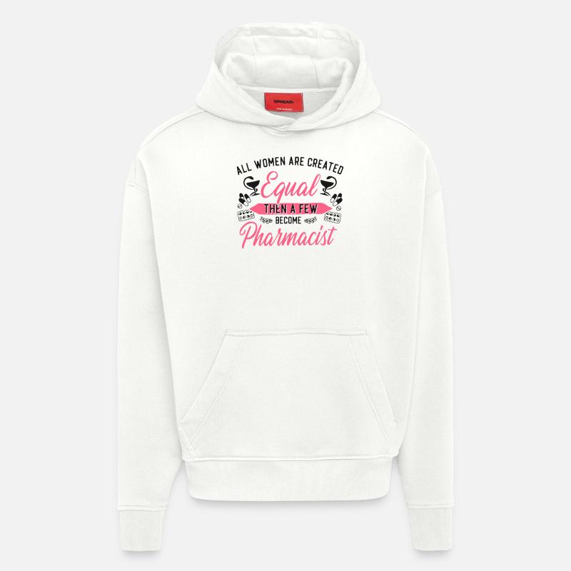 Pharmacy Tech Technician - Hoodie- made by SPREAD  - OFF WHITE